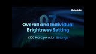 Colorlight-07 Overall and Individual brightness setting