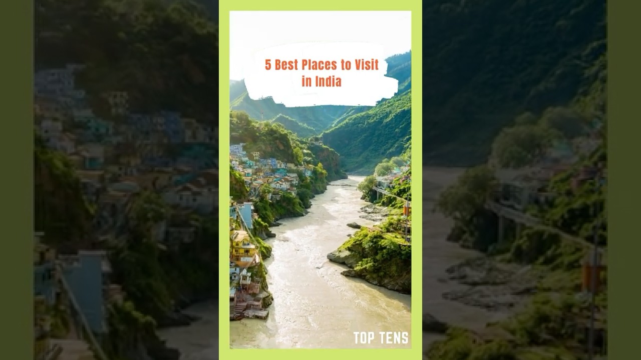 Top 5 Must-Visit Places in India! 🇮🇳✨ Top 5 Must-Visit Places in India! 🇮🇳✨