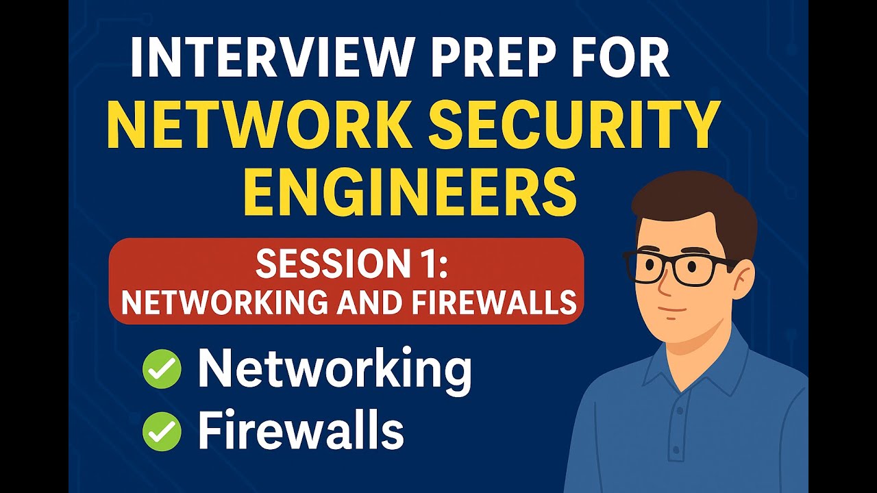 Interview Prep for Network Security Engineers Session 1 : Networking ...