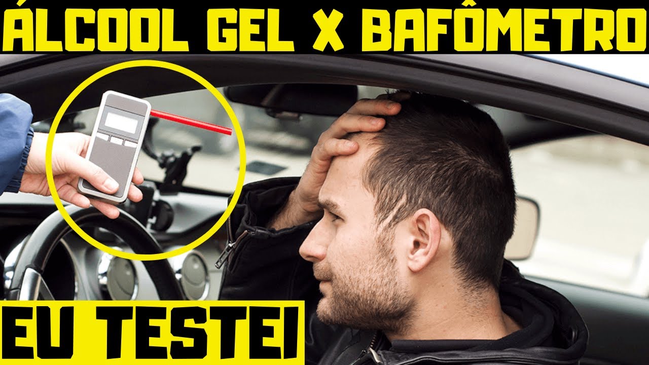 TESTE REAL MOSTRA QUE ÁLCOOL EM GEL ACUSA NO BAFÔMETRO - YouTube