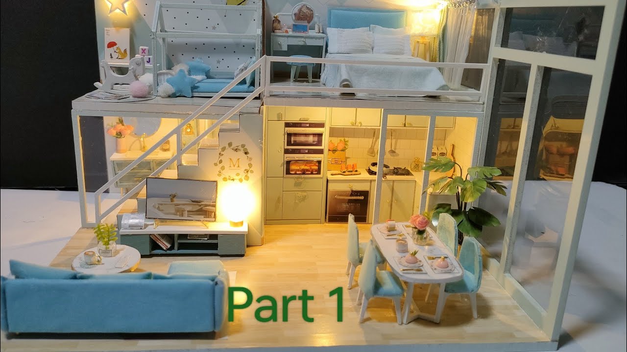 DIY Miniature dollhouse kit (Poetic Life, Part 1) YouTube