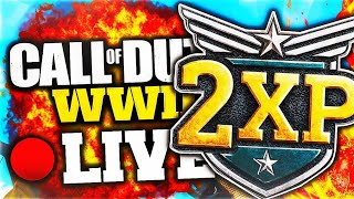 COD WW2 DOUBLE XP GRIND! + V2 ROCKETS! (LIVE ROCKETS)