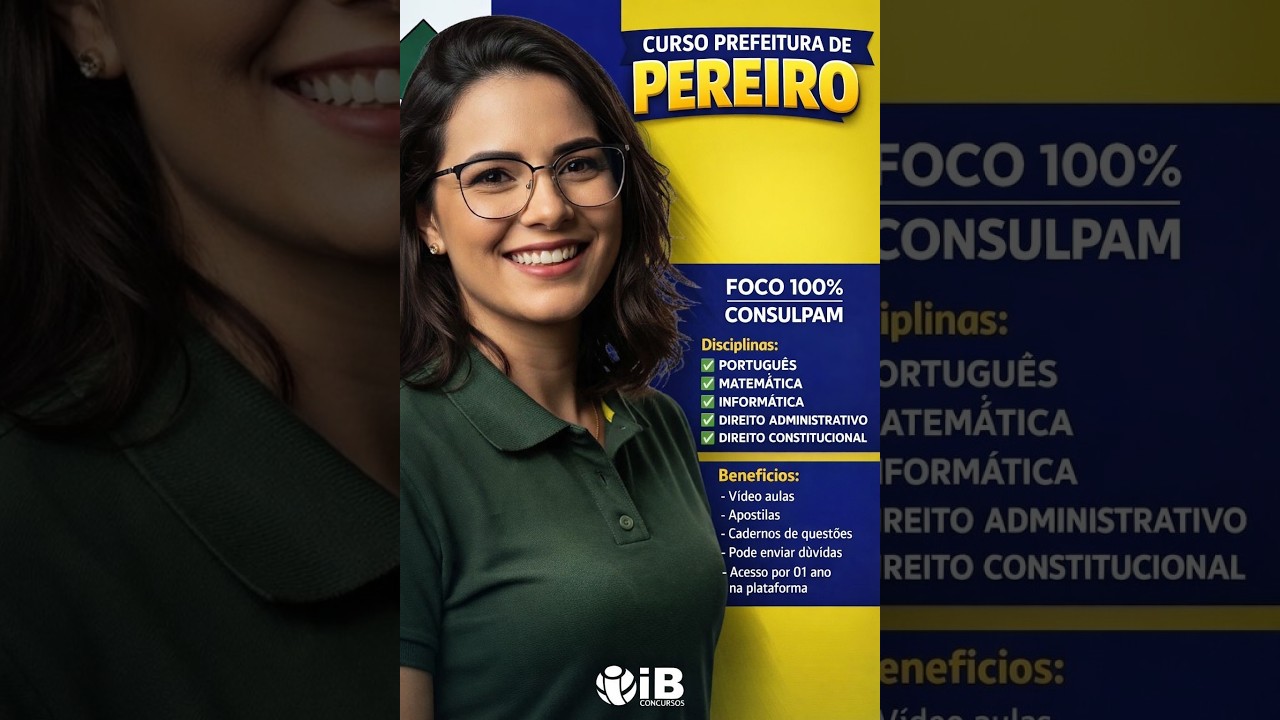 CONCURSO DE PREF. PEREIRO | DIREITO ADMINISTRATIVO