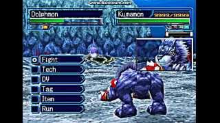 Digimon World 3 - Dolphmon vs Exveemon HD