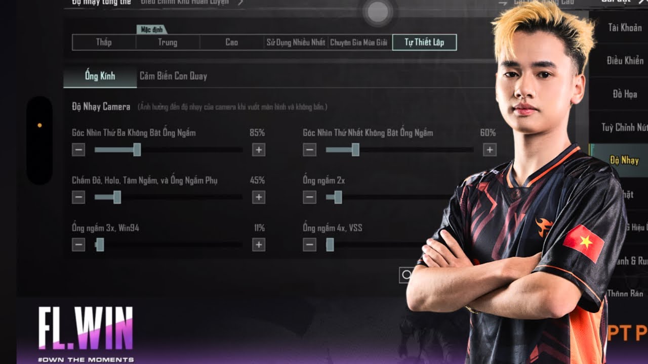 FL WIN PUBG Sensitivity Update 4.2 | 4 Finger Pro Settings | Team Flash Pro Player