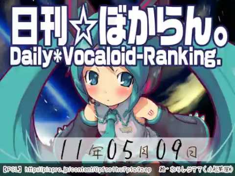 日刊VOCALOIDランキング 2011年5月9日 #1184 - Daily Vocaloid Ranking 05-09-11