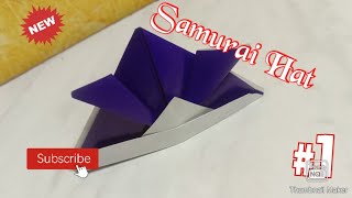 How to make an origami samurai Hat 🤠