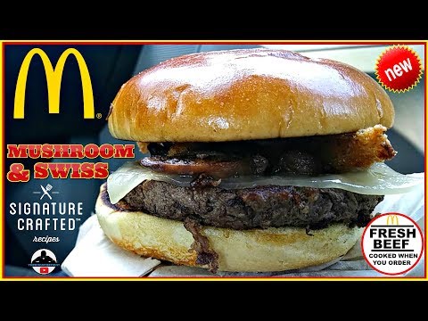 McDonald's® | Mushroom & Swiss Burger Review! 🍄🧀🍔