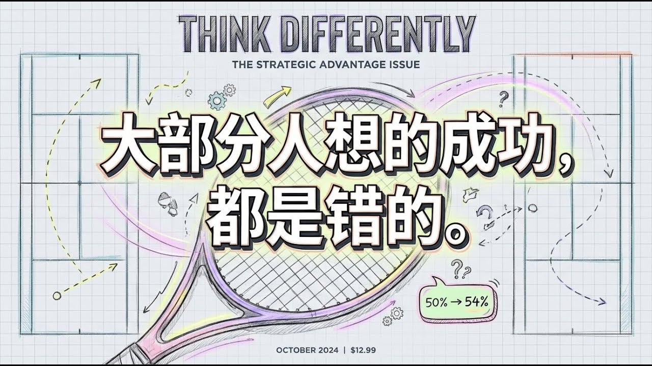 费德勒54 法则 | 揭秘顶级赢家的博弈论 | 为什么你不需要追求完美