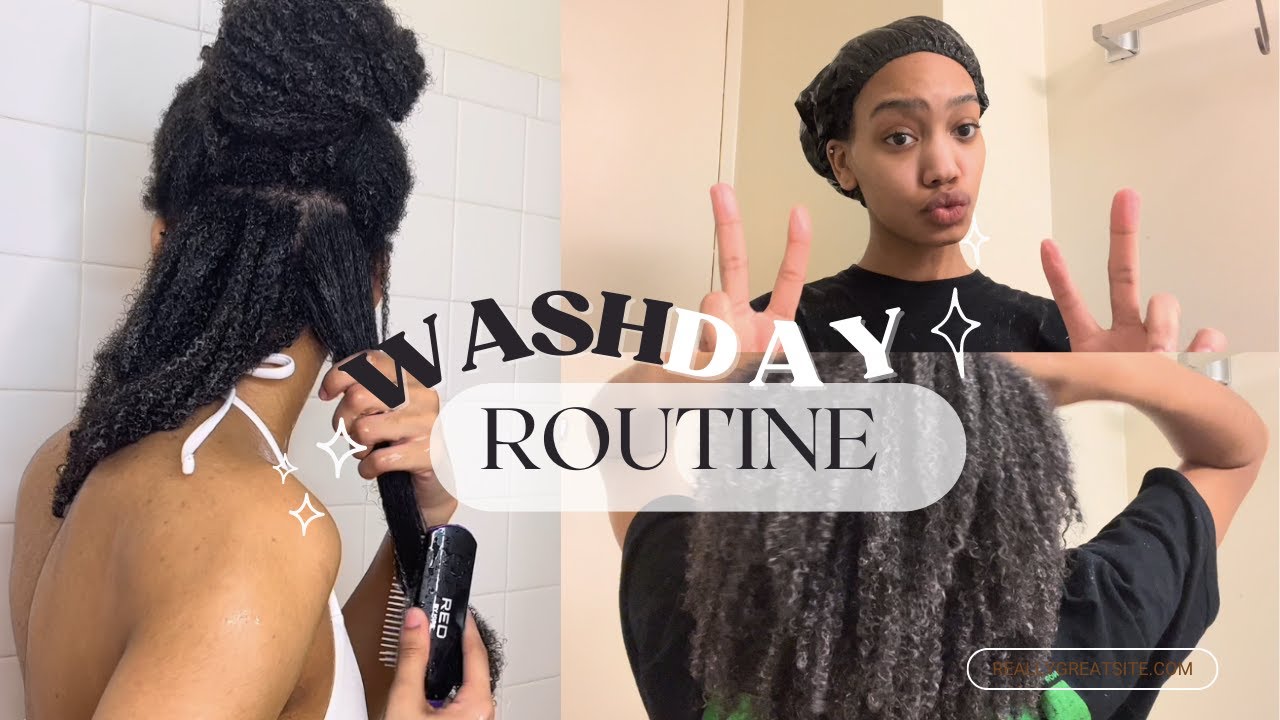 WASH MY 2 MONTH OLD HAIR Type 4 Wash Day Routine my hair locked up
