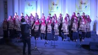 Festival Angklung Cashback AWI 2017 - Bambu Reaksi ( Halo - halo Bandung )