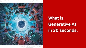 What is Generative AI in 30 seconds