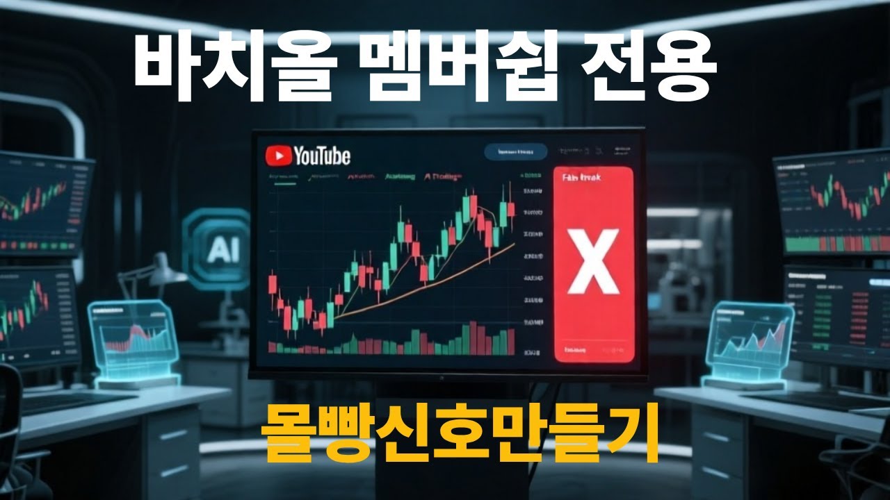 [바치올 멤버십 전용] AI가 만든 몰빵신호? 대시세 포착 완전 공개?