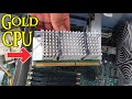 How to gold extraction from cpu computer scrap Intel Pentium II (Pentium 2) processor