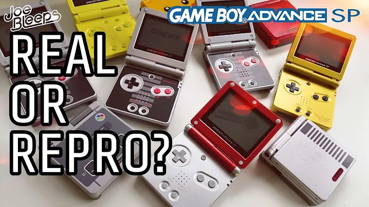 Game Boy Advance SP - how to tell a genuine console from a copy