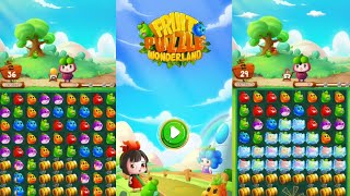 fruit puzzle wonderland level 31-40 | game santai screenshot 1