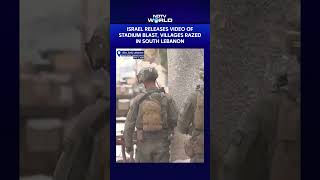 Israel Lebanon Tensions | Israel Releases Video Of Stadium Blast, Villages Razed In South Lebanon