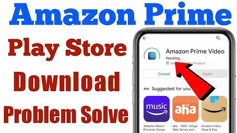 Amazon Prime Video download in play store | amazon prime install problem solved