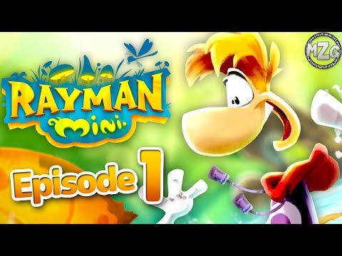 Rayman Mini Gameplay Walkthrough Part 1 - World 1 The River Stream 100%! - YouTube