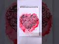 “Islamic Wedding Dua Calligraphy | Heart Shape Arabic Art for Couples” ❤#artshorts #shorts