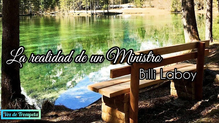 La Realidad de un Ministro - Billy Laboy (Letra)