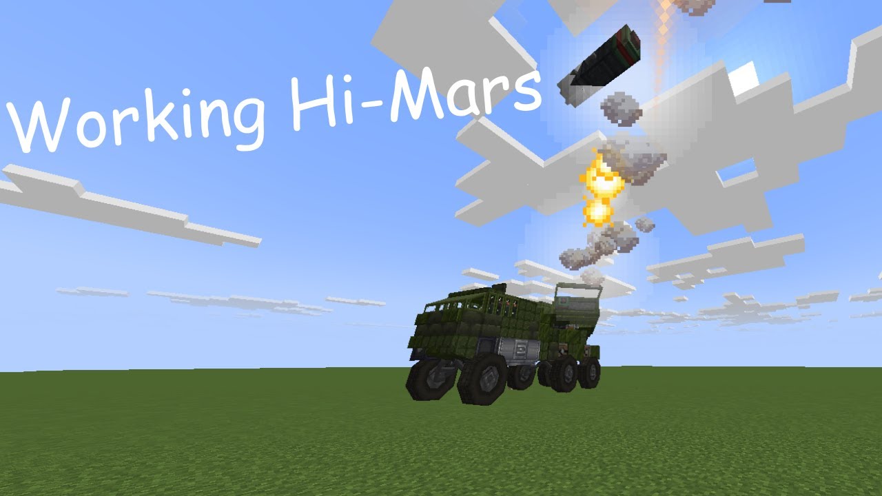 I Built a Working HIMARS Artillery Truck in Minecraft with Create Mod!