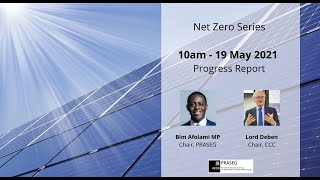 Net Zero Progress Report - May 2021