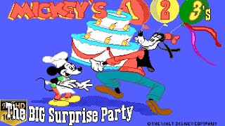 Mickey´s 123´s - The Big Surprise Party - Amiga Walkthrough