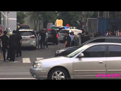 [HD Fancam] 150719 Apink Off Work Inkigayo 에이핑크 인기가요 퇴근 직캠