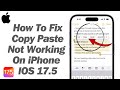 How to fix copy paste not working on iphone  2024