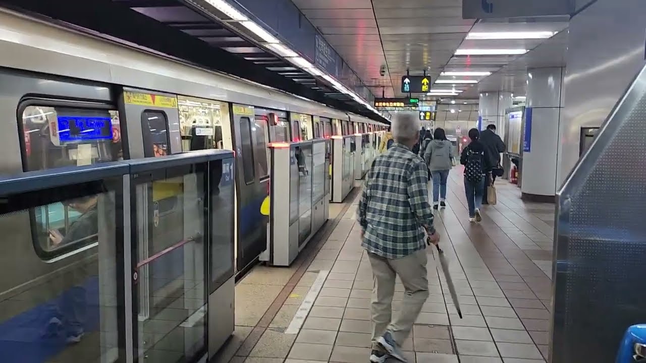 臺北捷運 板南線 C321型 169/170 GTO-VVVF變頻器電聯車 往亞東醫院 市政府→忠孝新生 路程景