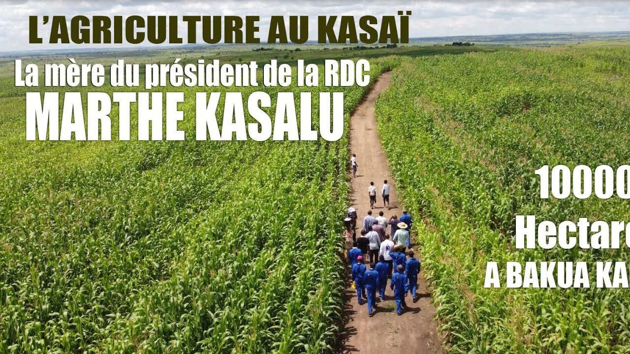 Visitons la ferme de marthe kasalu la mère du président de la RDC de 1000hectares à tshilenge