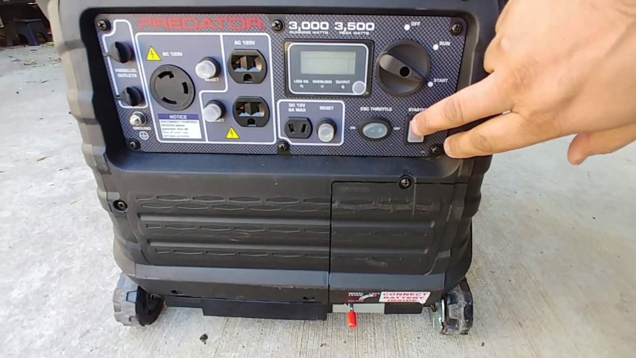 $250 Predator 3500 Generator - YouTube