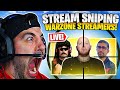 I Stream Sniped Warzone Streamers! 😨