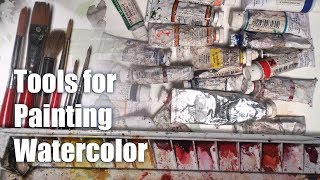 watercolor tools painting