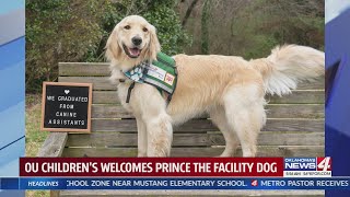 OU Children's welcomes Prince the facility dog