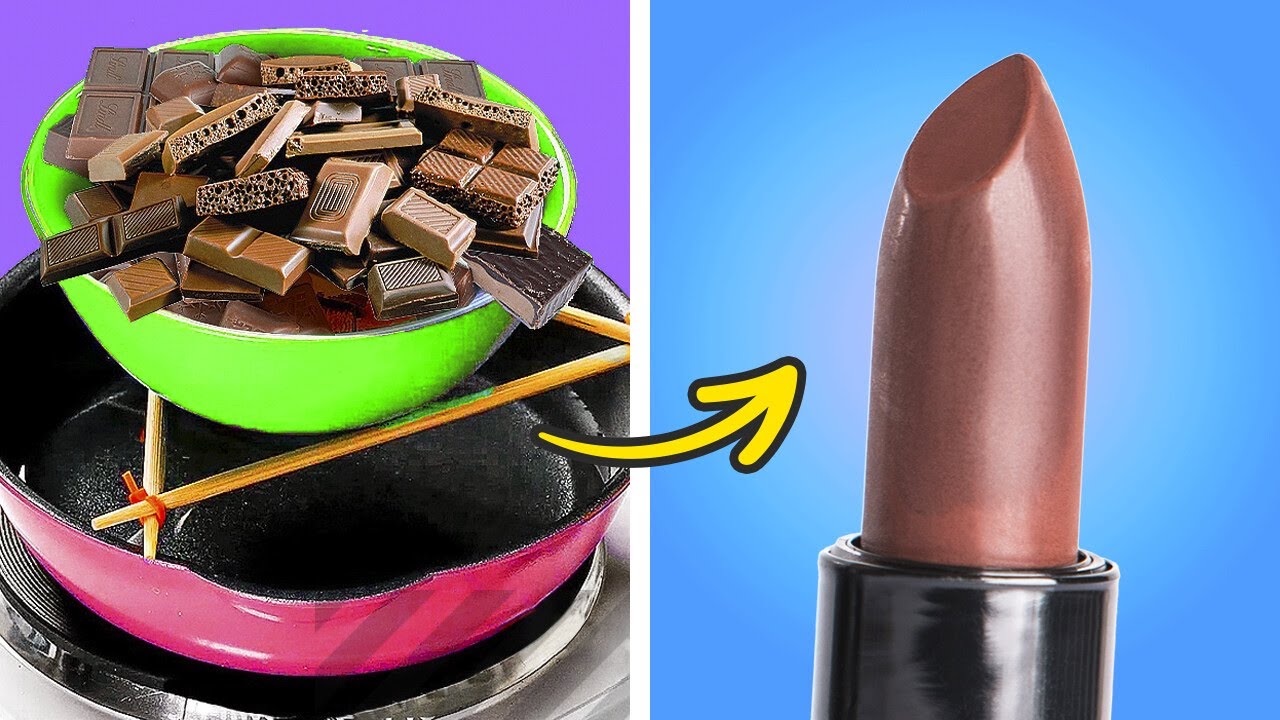 Membuat lipstik dengan cara lama || Kiat Kecantikan