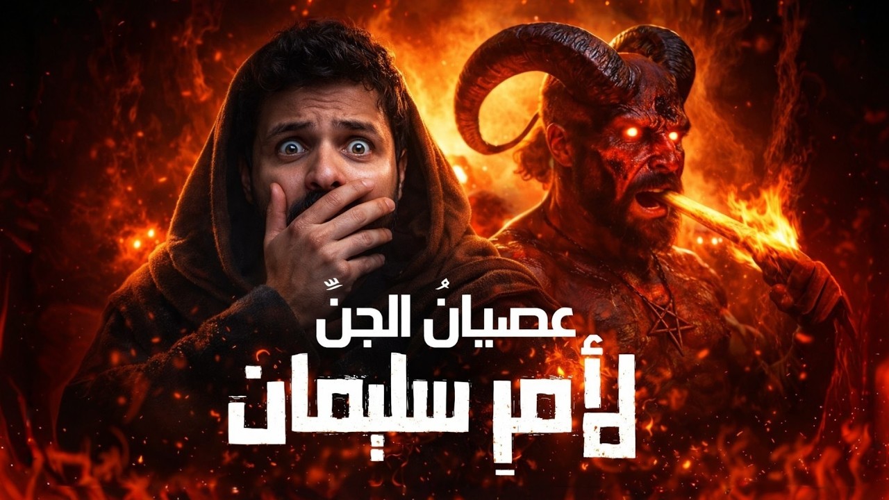 سقوط زعيم الجن المتمرد على يد النبي سليمان