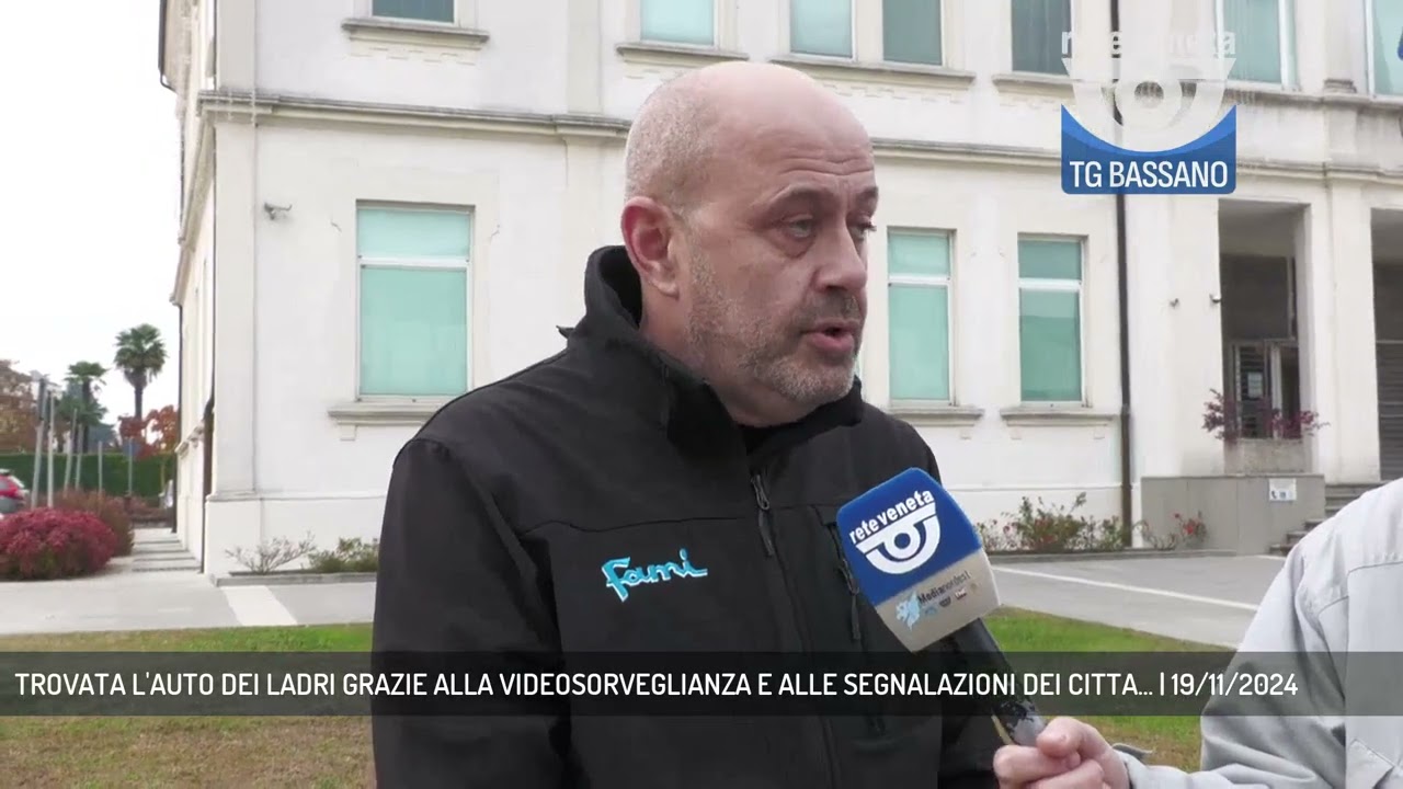 TROVATA L'AUTO DEI LADRI GRAZIE ALLA VIDEOSORVEGLIANZA E ALLE SEGNALAZIONI DEI CITTA... | 19/11/2024