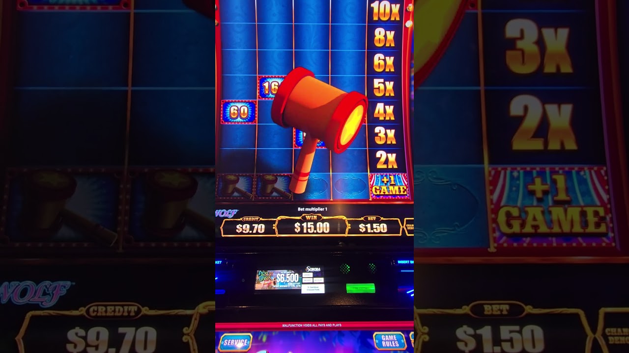 Timber Wolf Jackpot Carnival With Hammer Bonus 2c Denom 