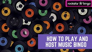 Rockstar Bingo - How To Host Your Own Music Bingo Game