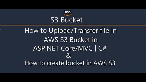 Upload file in AWS S3 Bucket in ASP.NET Core/MVC