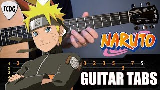 Sadness and Sorrow - NARUTO Theme Song on Acoustic Guitar | Tabs Lesson & Tutorial TCDG