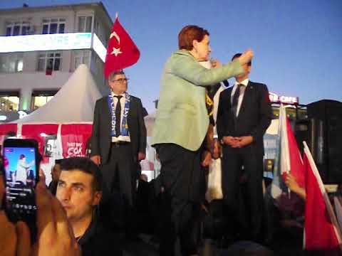 Haber Etkin-Meral Akşener'in Eyüpsultan'da 23 Haziran seçim konuşması