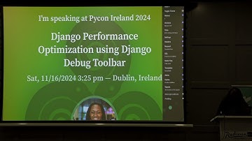 Velda Kiara: Django Performance Optimization using Django Debug Toolbar @ PyCon Ireland 2024