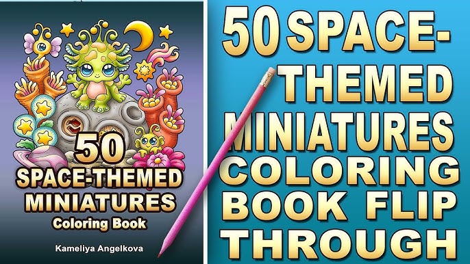 Magical and Mythical Mini Coloring Book – A Brighter Year