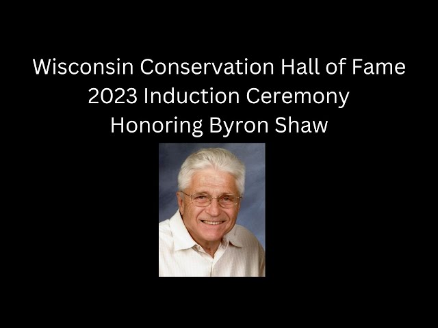Byron Shaw WCHF Induction Ceremony 2023