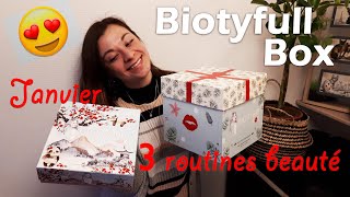 UNBOXING BiotyfullBox de Janvier + 3 ROUTINES HIVERNALES | Hyacinthe