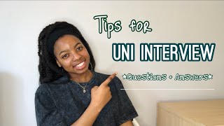 TIPS TO ACE YOUR *UNI ADMISSION INTERVIEW* | How to Prepare | Interview QUESTIONS \& ANSWERS |