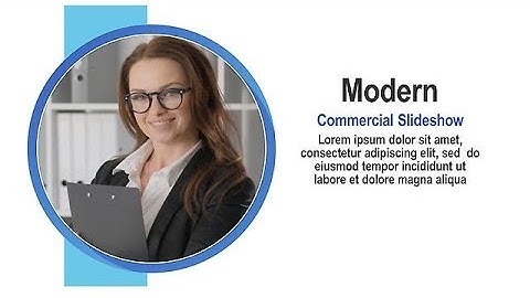 Create a Modern Corporate Commercial Slideshow Video - MakeWebVideo.com